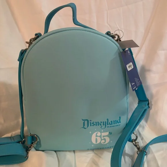 Disneyland 65th Anniversary Loungefly Blue Backpack - Picture 2 of 2